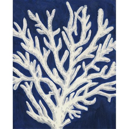 JECO 16 x 20 in. White Dried Tree Oil Paint Wall Decor HD-WD026